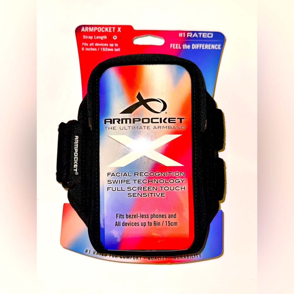 Armpocket X The Ultimate Arm Band Cellphone Holder for Workouts NEW